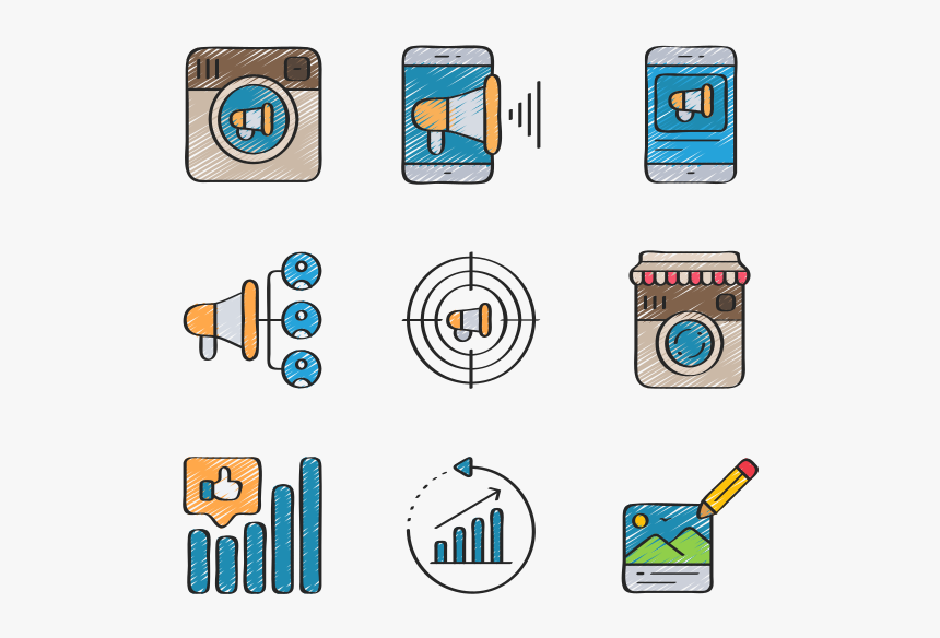 Social Media Marketing - Social Media Png Transparent, Png Download