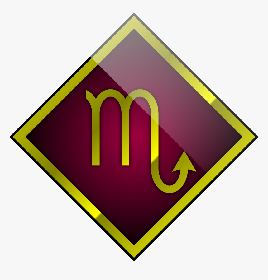 Scorpio Symbol Png Image - Papel De Parede Signo De Escorpião, Transparent Png
