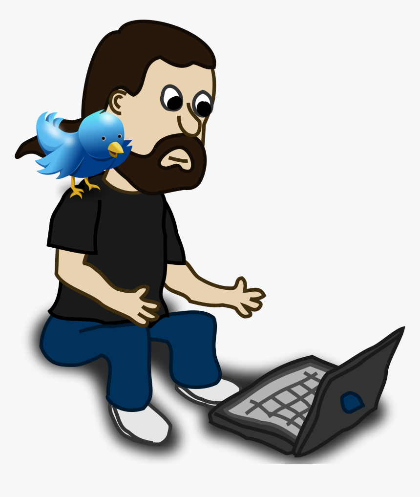 Social Media User Clip Arts - Social Media User Clipart, HD Png Download