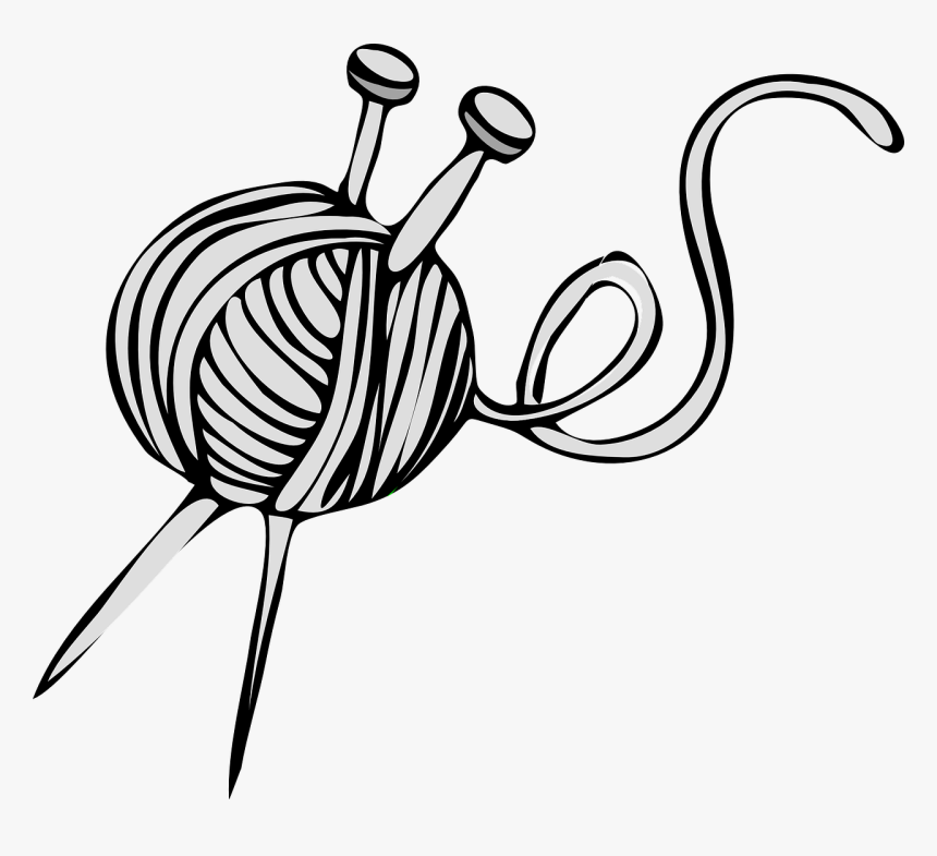 Transparent Needle Png - Yarn Clip Art, Png Download
