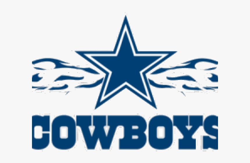 Dallas Cowboys Symbol Clipart Printable Star Free Transparent - Dallas Cowboys Logo With Flames, HD Png Download