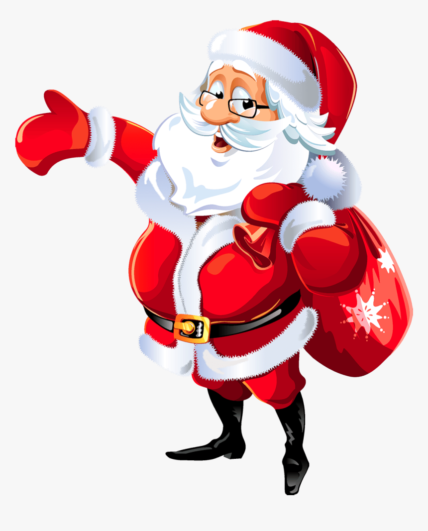 Santa Claus Hello Clip Arts - Merry Christmas Santa Png, Transparent Png