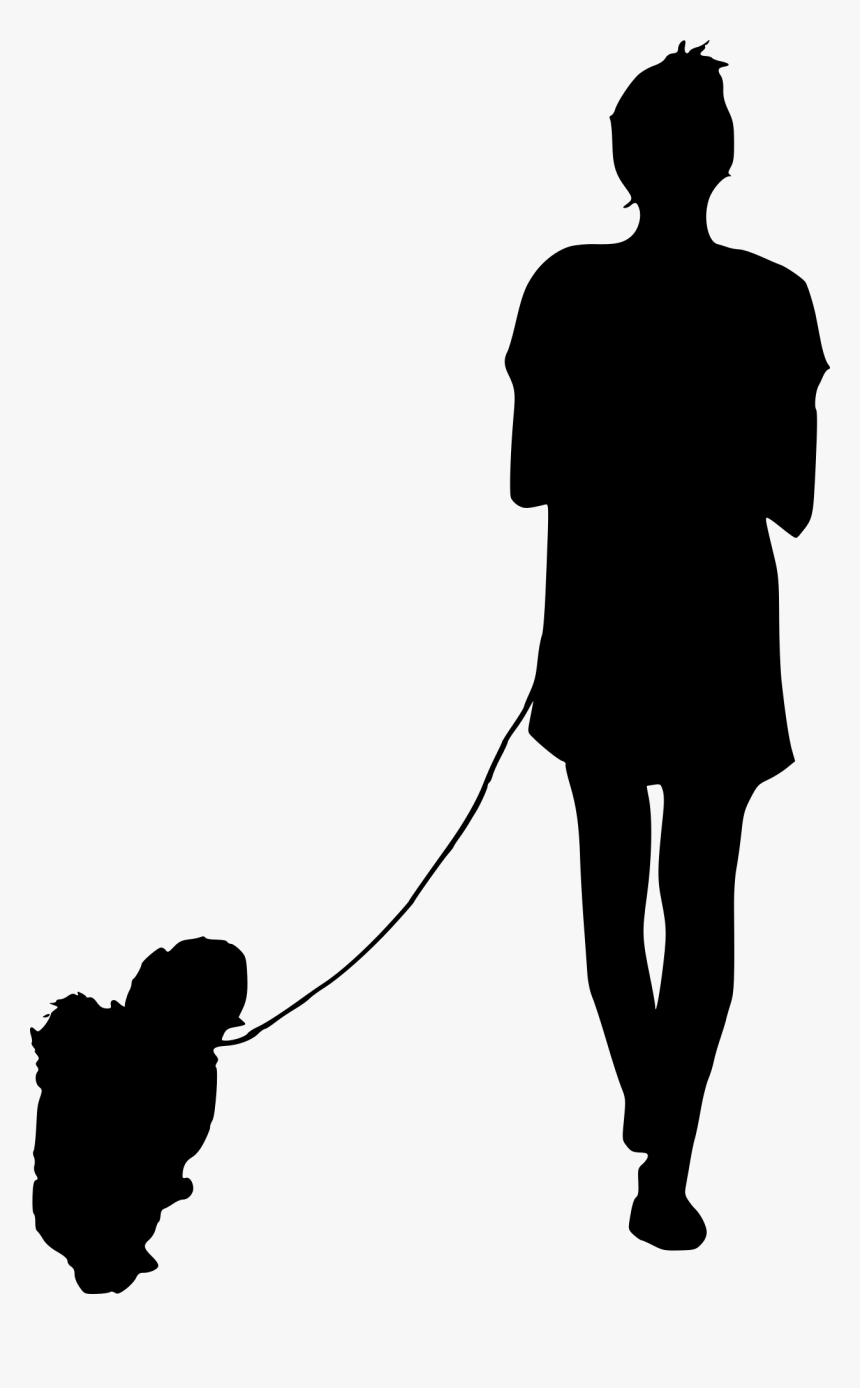 People Walking Png Silhouette, Transparent Png