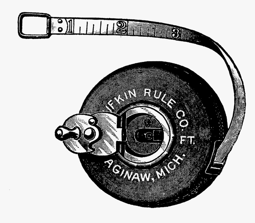Vintage Tape Measure Clipart, HD Png Download