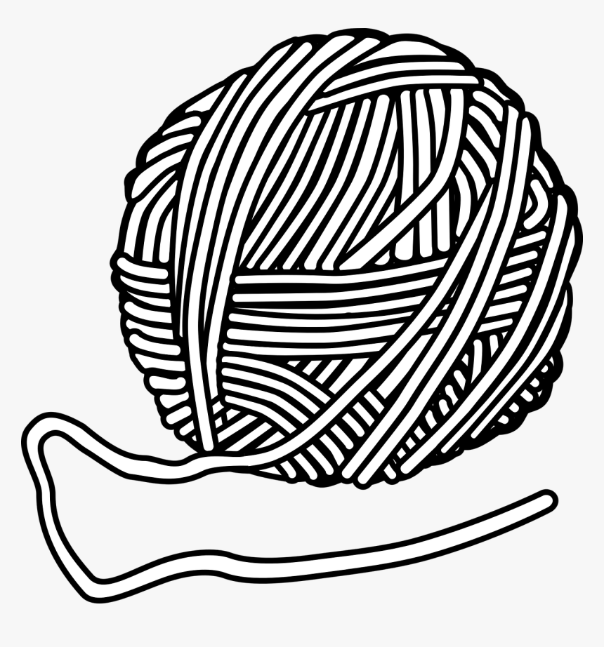 Line Art,head,monochrome Photography - Woolen Black And White, HD Png Download