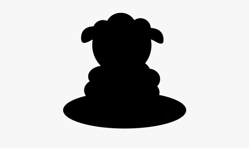 Cute Sheep Png Image Clipart - Silhouette, Transparent Png