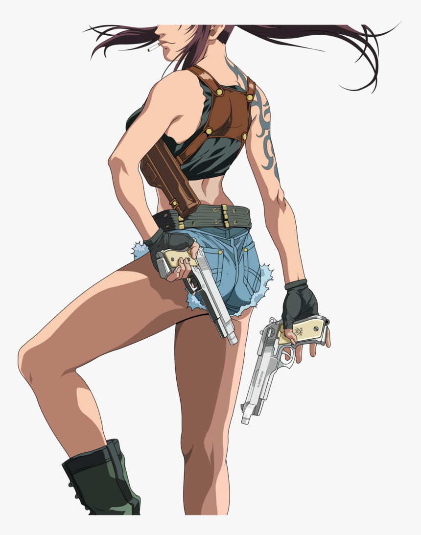 Black Lagoon Revy Png, Transparent Png