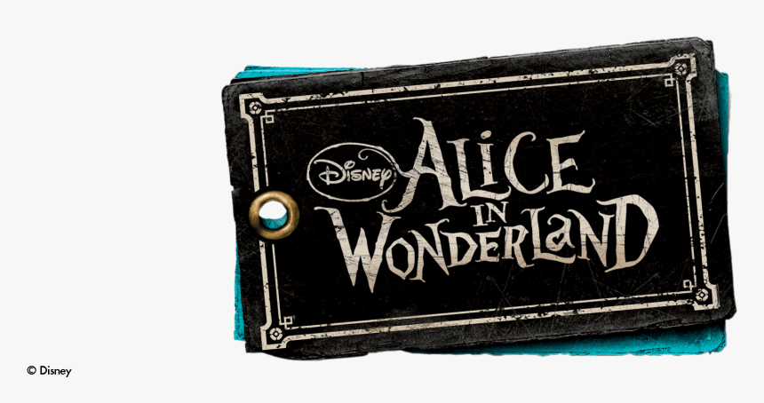 Disney Tim Burton S Alice In Wonderland - Alice In Wonderland Logo Png, Transparent Png