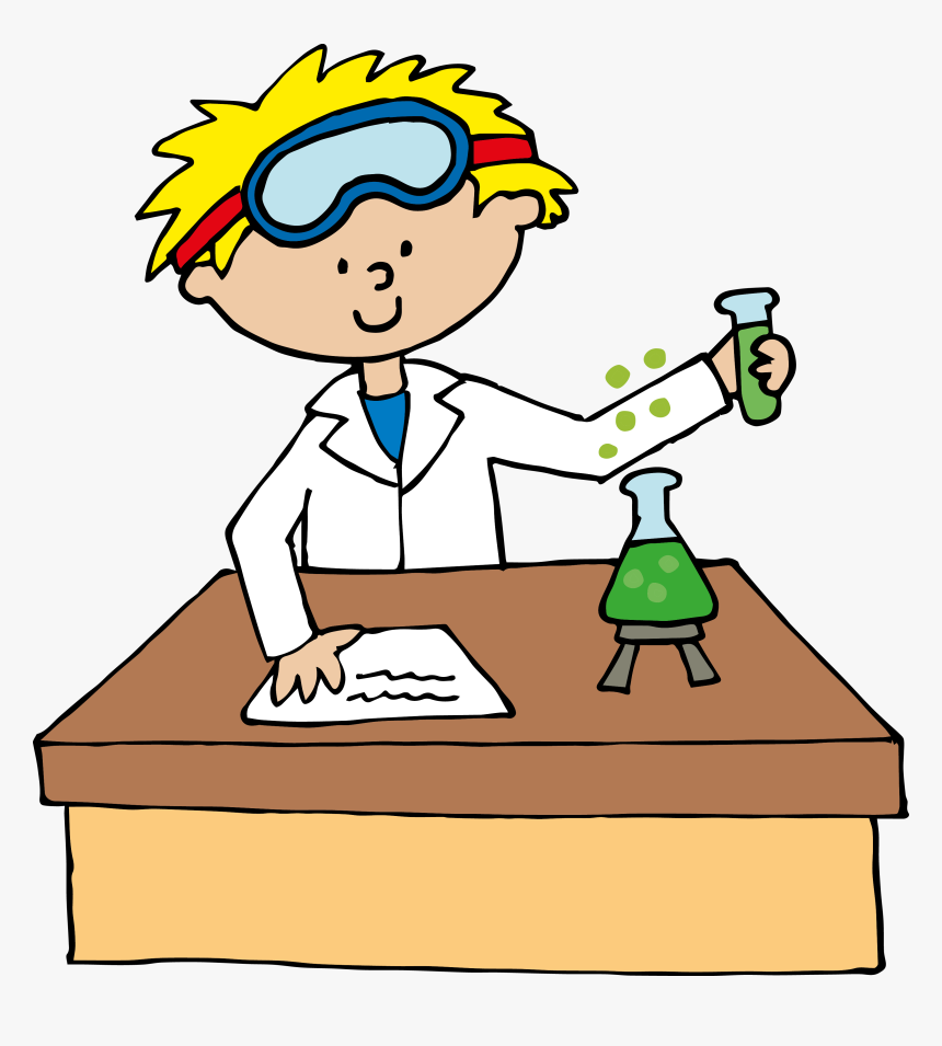 Free Scientist Pictures, Download Free Clip Art, Free - Science Experiment Clipart, HD Png Download