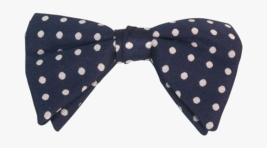 Bow Tie Polka Dot Necktie Tie Clip - Polka Dot Bow Tie Transparent Background, HD Png Download