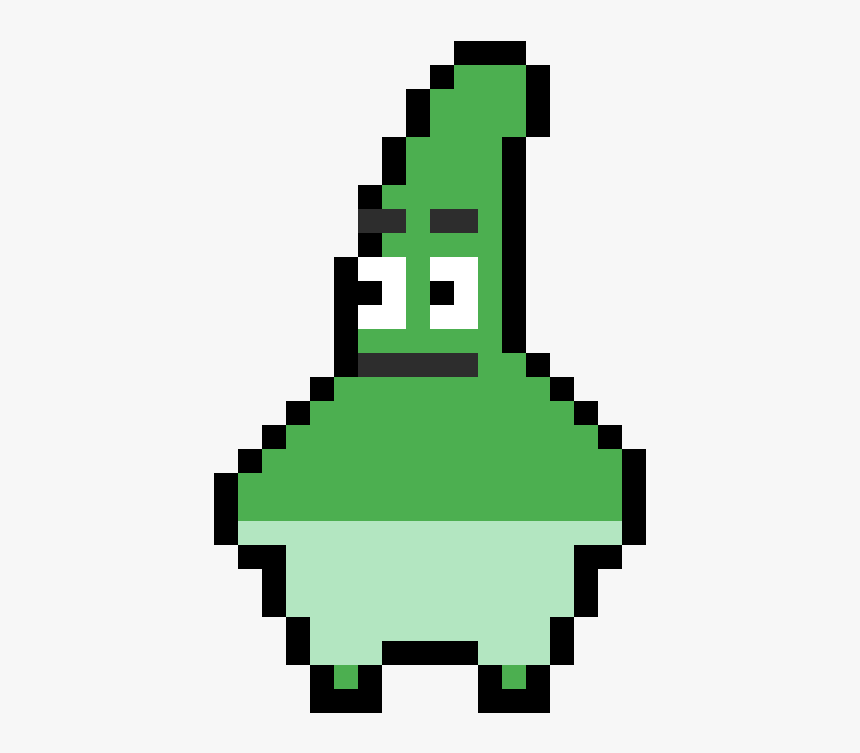 Patrick Pixel Art Minecraft, HD Png Download