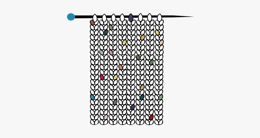 Knit, Needle, Knitting Piece, Wool - Graphic Design, HD Png Download