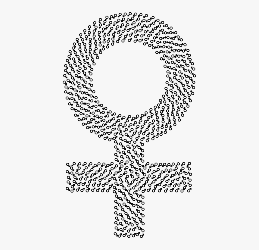 Line Art,neck,area - Women Symbol Art, HD Png Download
