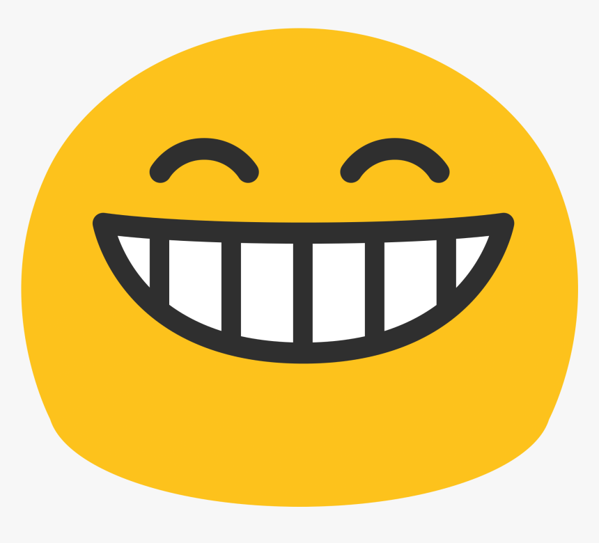 Smiley Png - Android Smiling Emoji, Transparent Png
