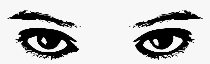 Man Eyebrows Clipart Transparent - Eyes Clip Art, HD Png Download