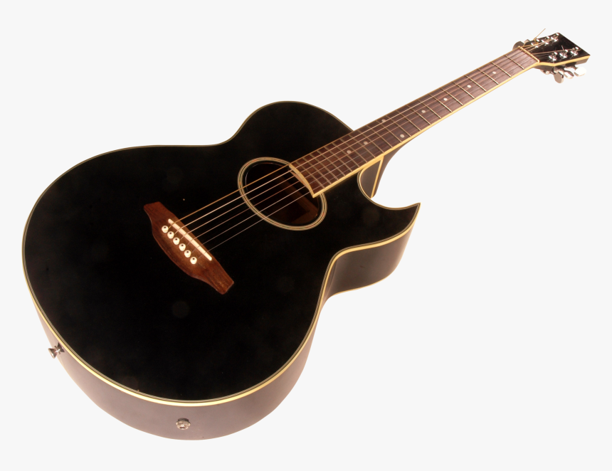 Acoustic Guitar Png Transparent Images - Black And Brown Guitar, Png Download