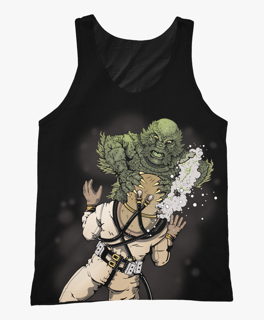 Creature From The Black Lagoon Tank - Cartoon, HD Png Download