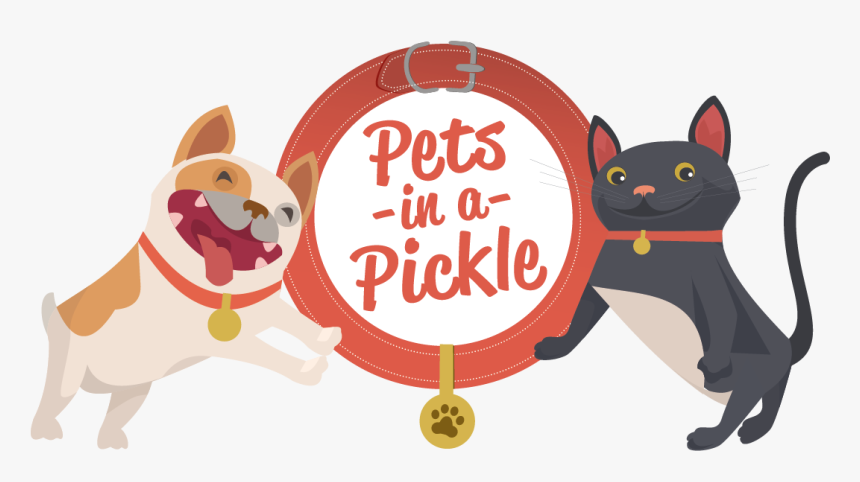 Transparent Pickle Clipart - Pets In A Pickle Logo, HD Png Download