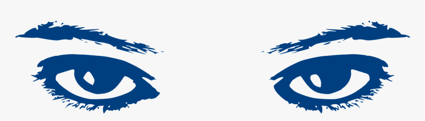 Man Eyebrows Clipart Transparent - Eyes Clip Art, HD Png Download