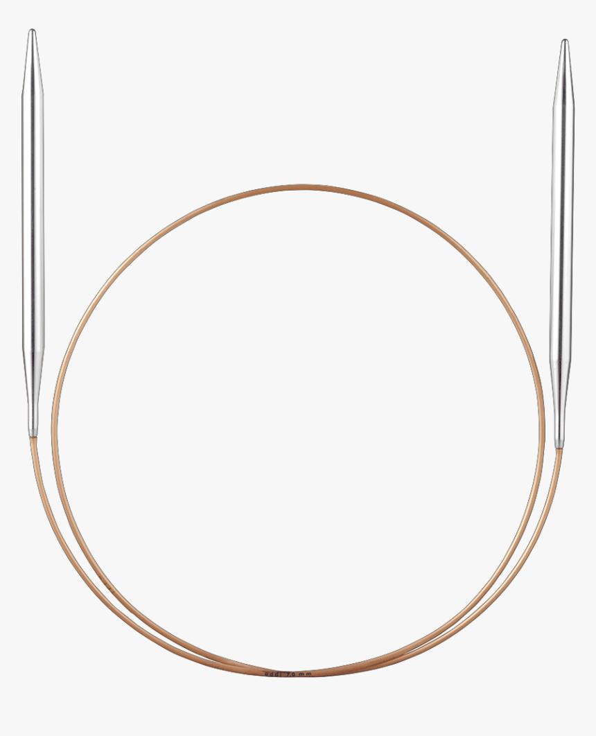 Brass Circular Knitting Needles From Addi - Circle, HD Png Download