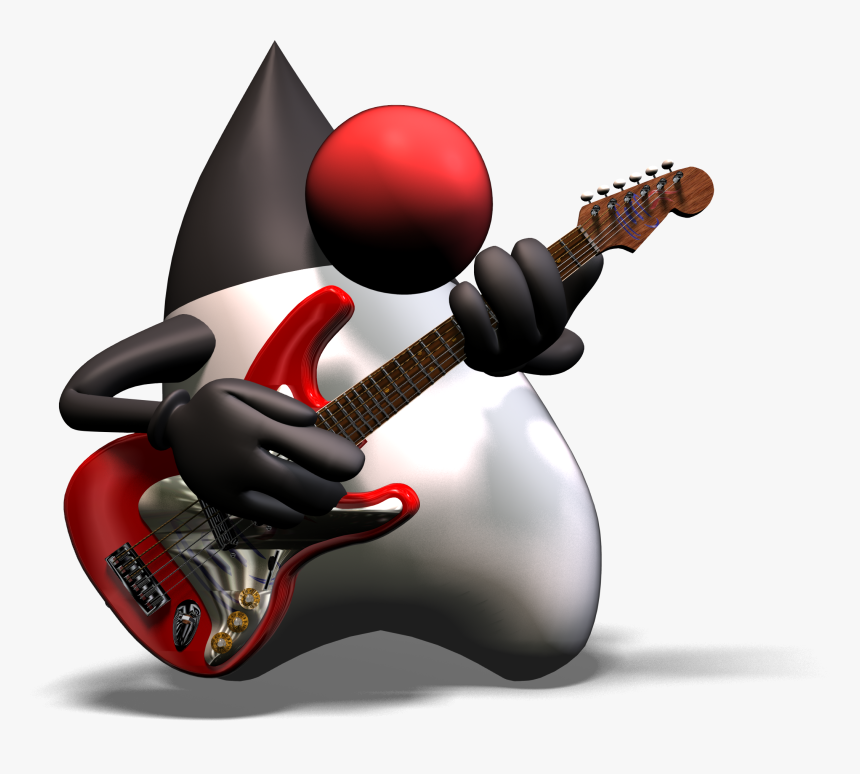 File - Duke-guitar - Java Duke Guitar, HD Png Download , Transparent ...