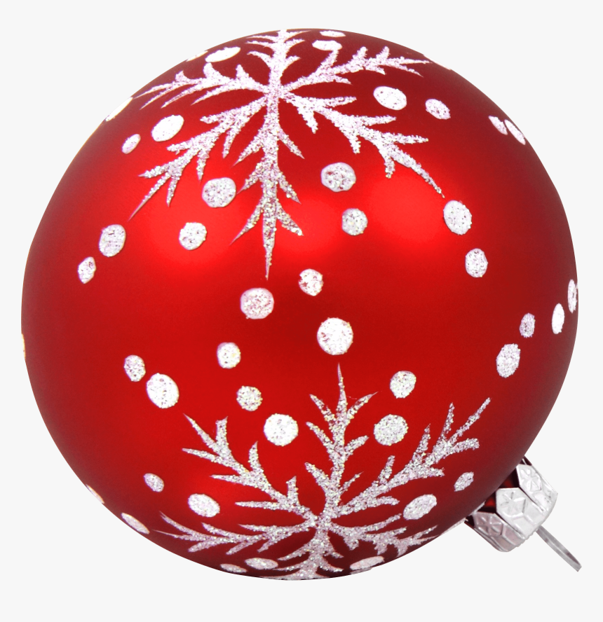 Large Christmas Red Ball - Navideña Png Bolas Navidad Png, Transparent Png