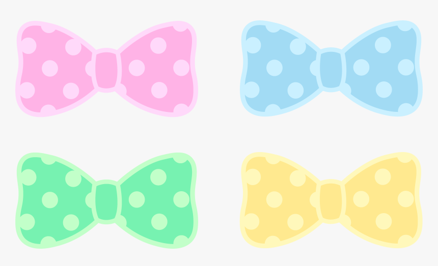 Bow Tie Clipart Pastel, HD Png Download