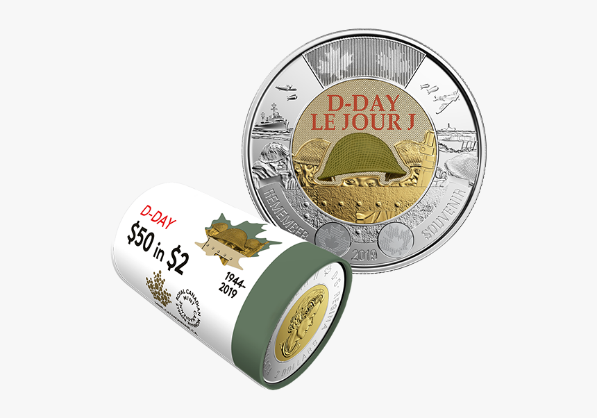 Canadian D Day Coin, HD Png Download