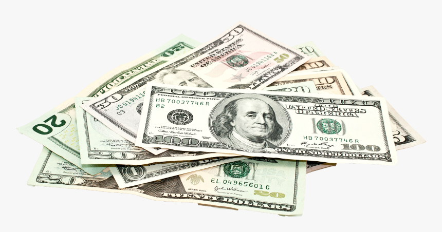 Transparent Cash Png - Us Dollar Pile, Png Download