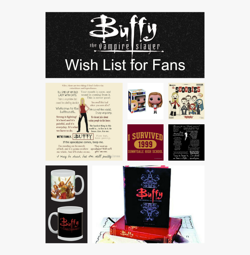 Buffy The Vampire Slayer Must-haves For Fans - Buffy The Vampire Slayer, HD Png Download