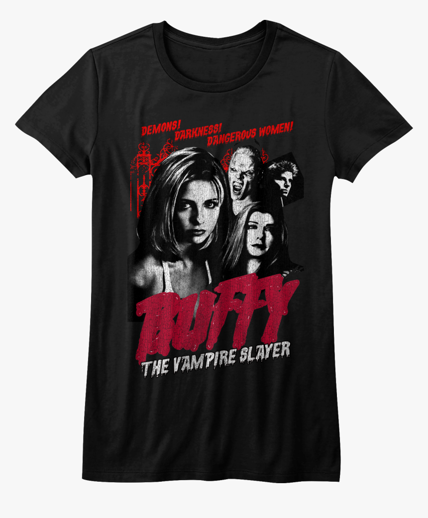 Demons Buffy The Vampire Slayer T-shirt - Demons Darkness Dangerous Woman Buffy, HD Png Download
