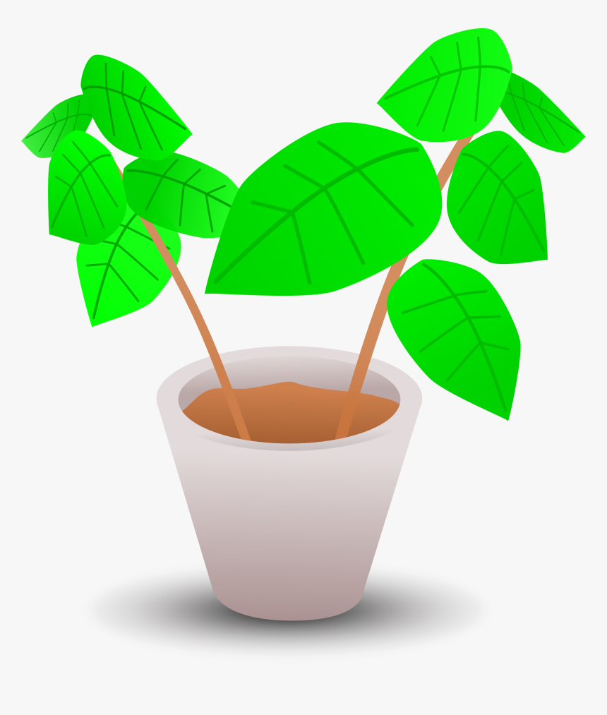 Plant In A Pot - Pot Plant Clip Art, HD Png Download