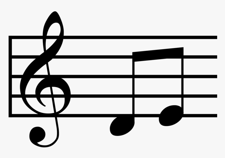 Free Music Notes Clipart 29, Buy Clip Art - E On Treble Clef, HD Png Download