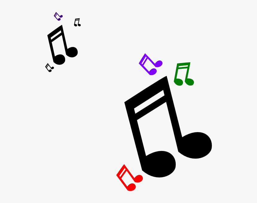 Colored Music Notes Clip Art At Clker Com Vector Clip - Scratch Müzik Yapma, HD Png Download