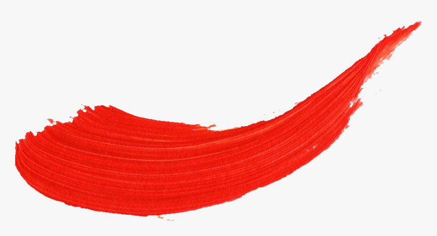 Paint Brush Png - Red Brush Stroke Png, Transparent Png