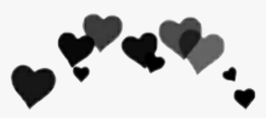 Black Heart Crown Png , Png Download - Transparent Black Heart Crown Png, Png Download