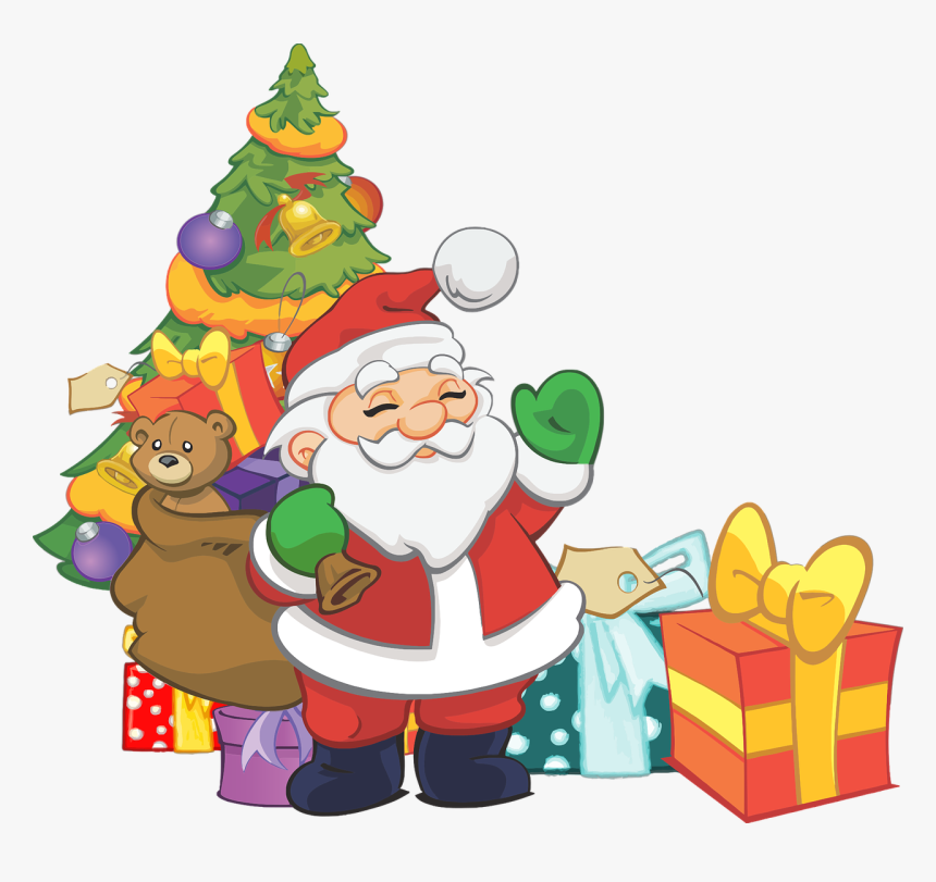 Christmas Santa - Christmas With Santa Clipart, HD Png Download