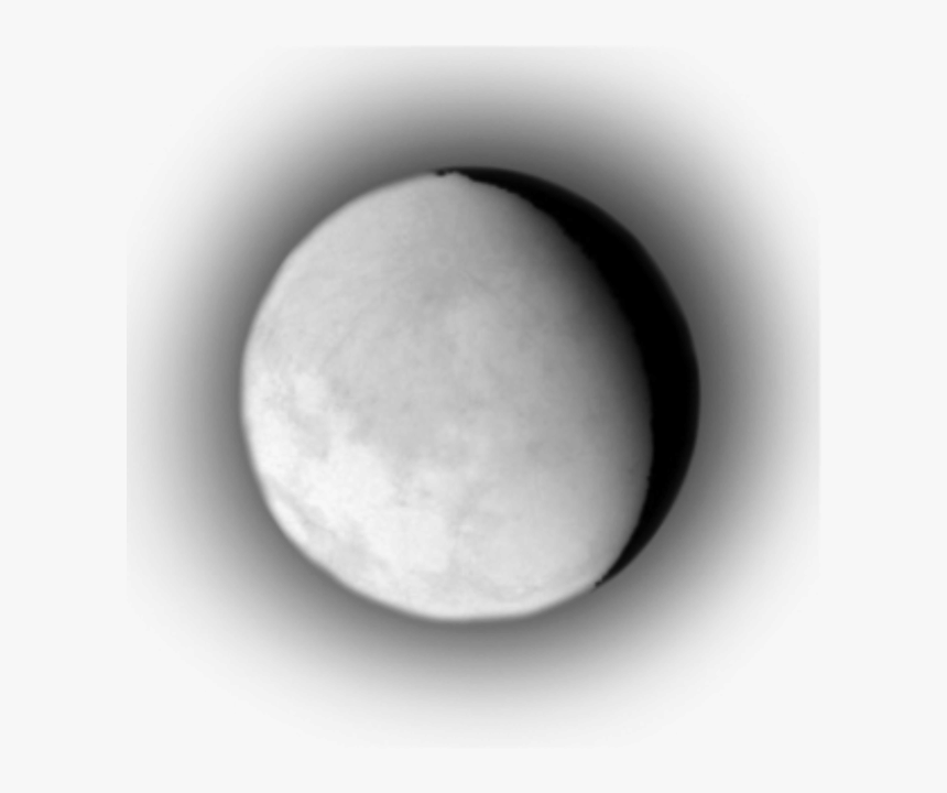 Transparent Gray Half - Lua Png Fundo Transparente, Png Download