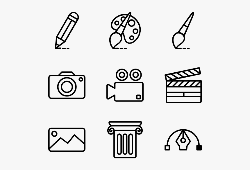 Art & Design - Art And Design Icons, HD Png Download