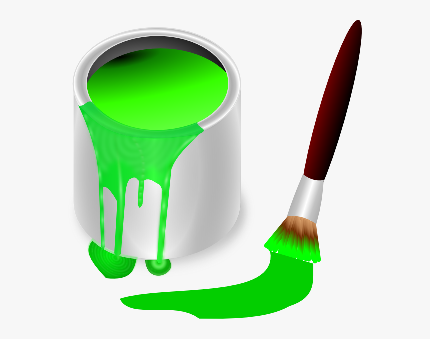 Green Paint Clip Art, HD Png Download