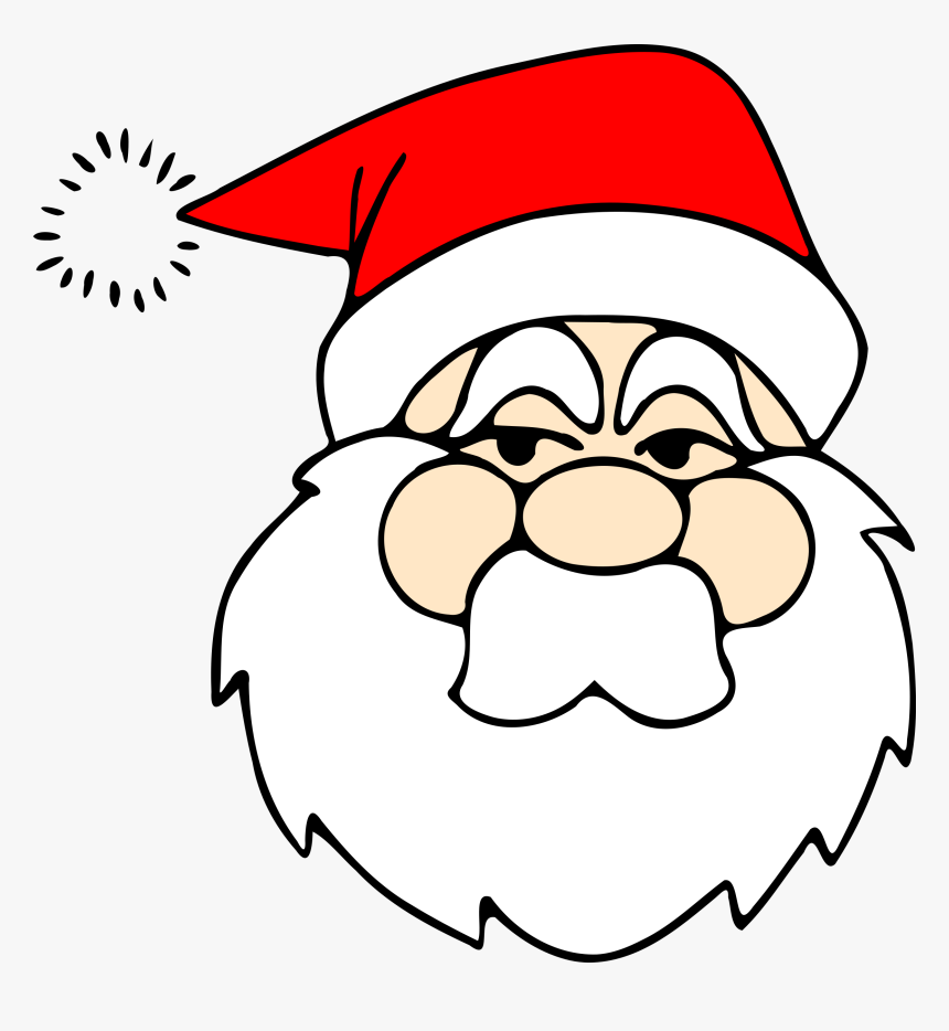 Santa Line Art Clip Arts - Santa Claus No Face, HD Png Download