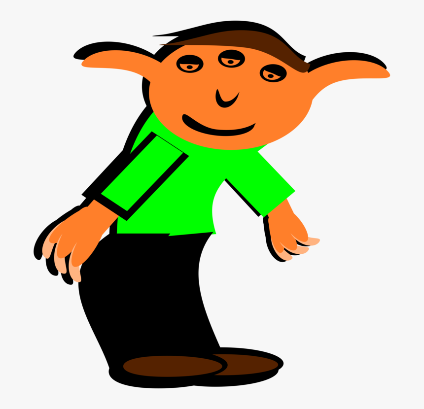 Human Behavior,plant,artwork - Cartoon Elf, HD Png Download