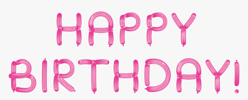 Clip Art Pink Happy Birthday - Happy Birthday Clipart Pink, HD Png Download