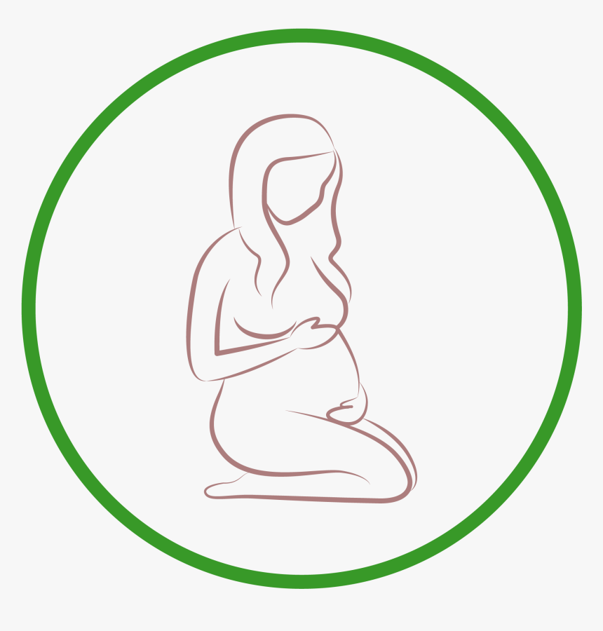 Mother Vector Unborn Child Transparent Png Clipart - Pregnancy, Png Download