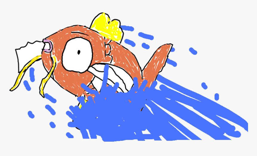 Magikarp - Cartoon - Cartoon, HD Png Download
