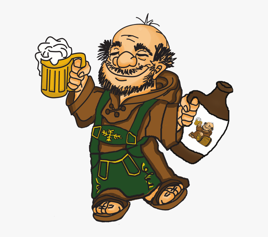Transparent Monk Png Cartoon Image German Monk Beer, Png Download