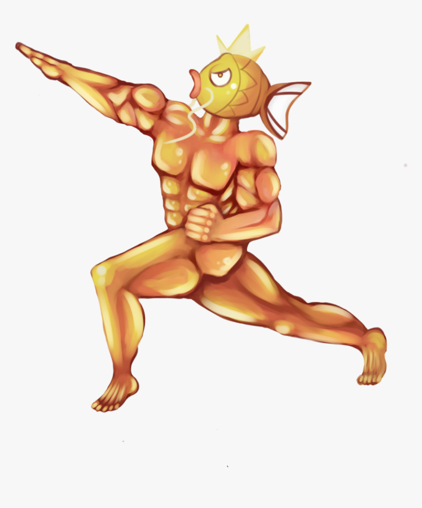 Bartender Drawing Buff - Buff Magikarp Png, Transparent Png