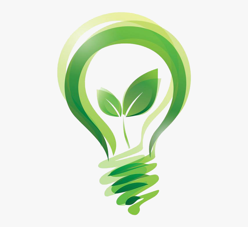 Leaf Light Illustration Sustainability Green Bulb Friendly - Sustainability Png, Transparent Png