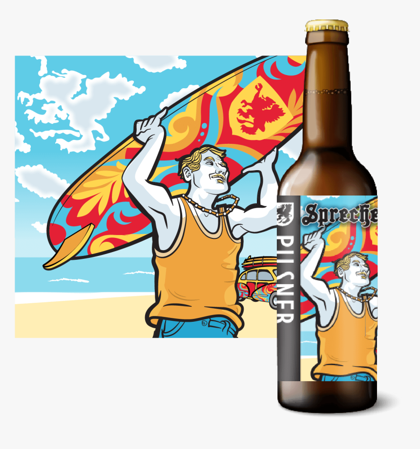 Transparent Cartoon Beer Png - Black Bavarian Lager, Png Download
