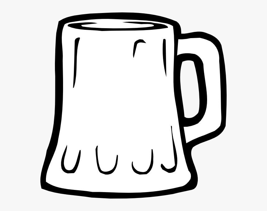 Beer Mug Black And White Svg Clip Arts Empty Beer Mug Clip Art, HD